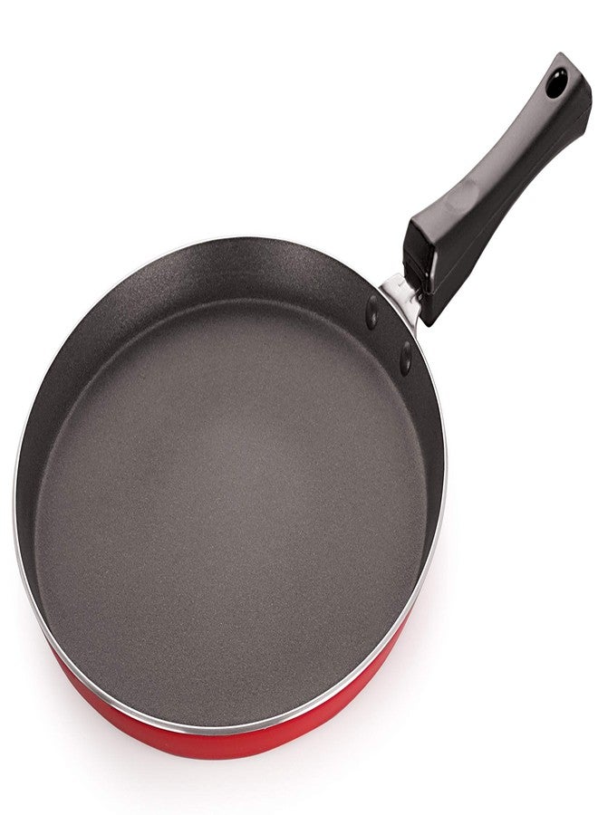 Nirlon Aluminum Non Stick Flat Dosa/Roti Tawa with Bakelite Handle 29.5cm[3 mm_Classic FT13] - Image 1